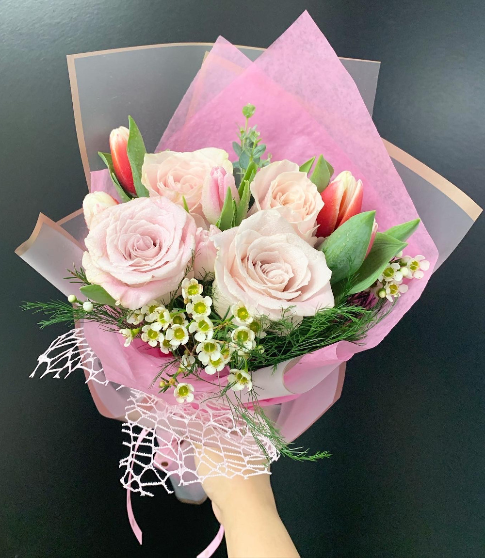 Blush Pink Hand Bouquet