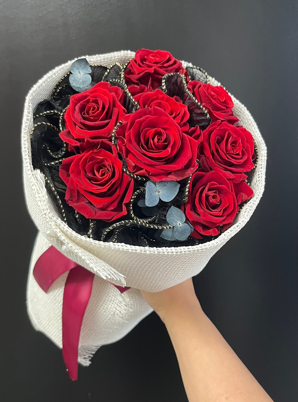 Forever Red Clutch Bouquet
