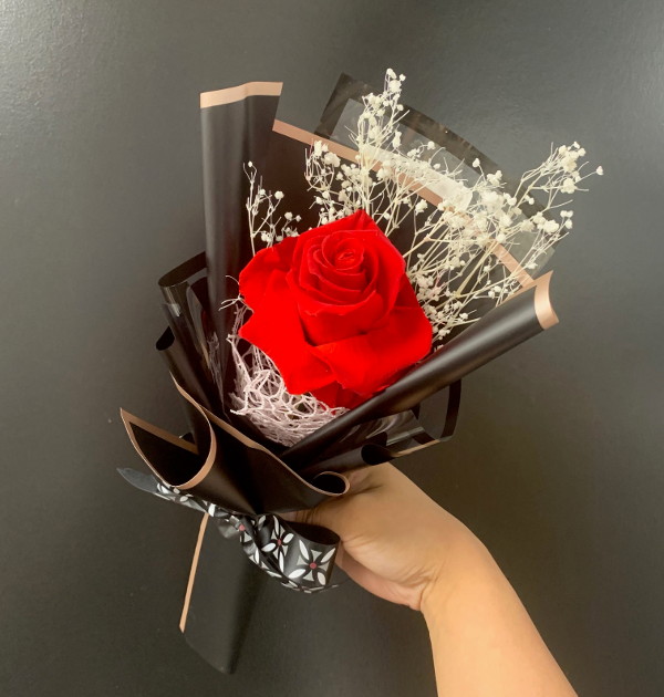 Forever Rose Hand Bouquet